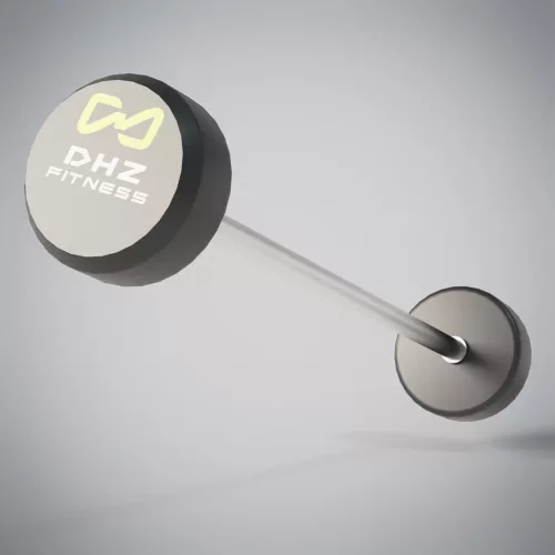 DHZ Fitness | Freeweights & Gym Supply, Weights, XRS001, Freeweights Straight Rubber Barbell 10 kg