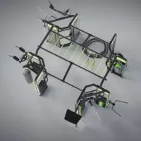 DHZ Fitness | Tower & Racks, E360 Functional Tower, E360C, Functional Tower 360C