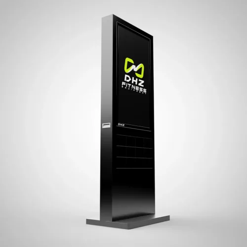 DHZ Fitness | Displays, DIS43ST-PB, 43" Indoor LCD Digital Signage With 12 powerbanks